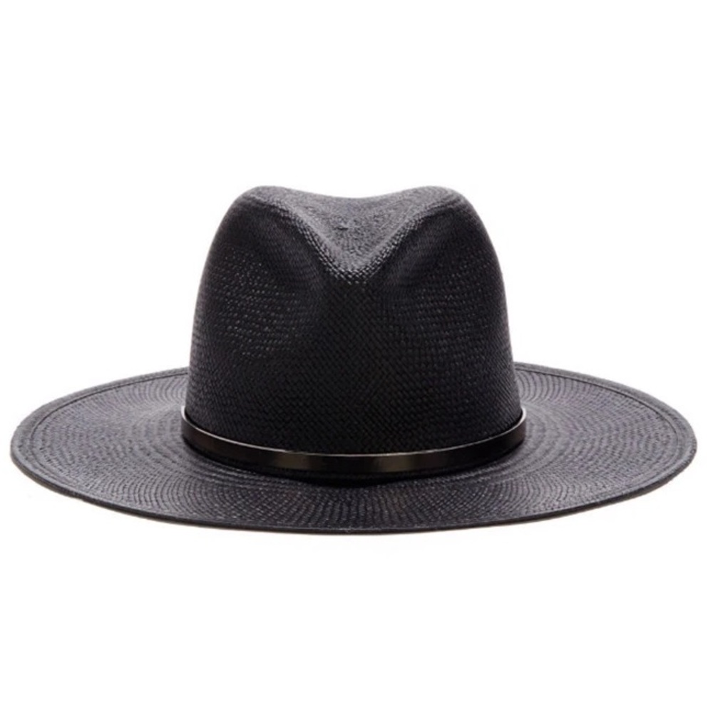 ❌SOLD ON EBAY Janessa Leone Bryony Hat in Black Large